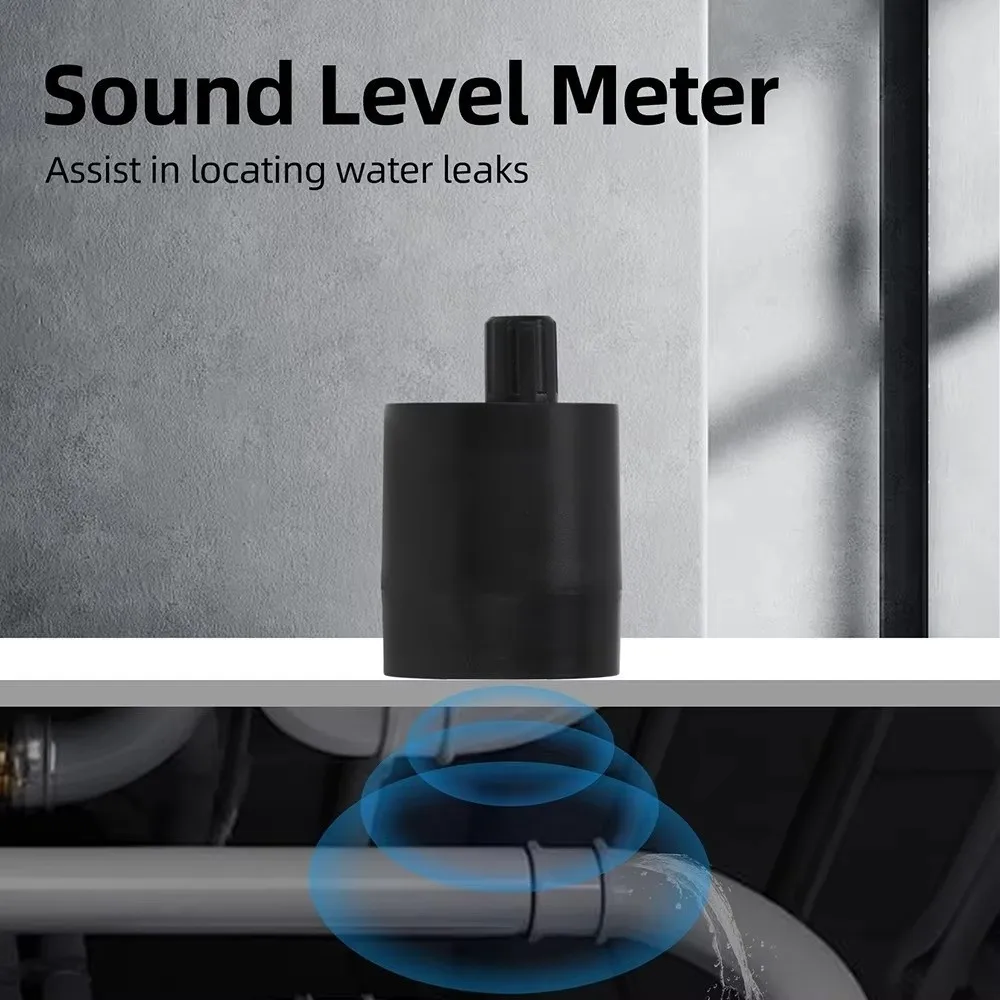 Analog Dial Gauge Pipe Leak Detector High Sensitivity Rechargeable Battery Water Leak Tester Gain Adjustable USB Charging