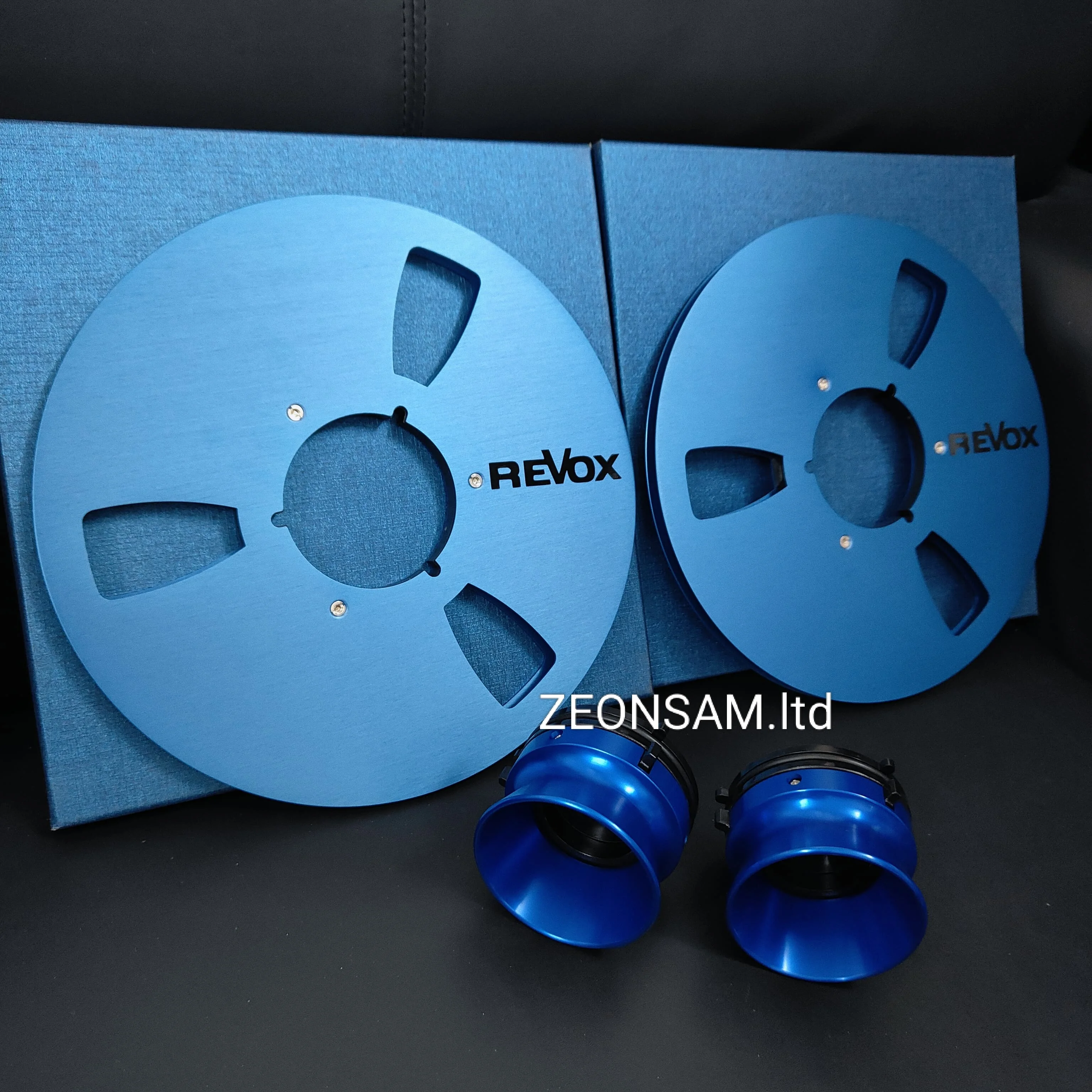 

1 компл. REVOX 10,5 x 1/4 дюйма алюминиевые пустые адаптеры для катушек NAB Pro 1/4 дюйма для Revox