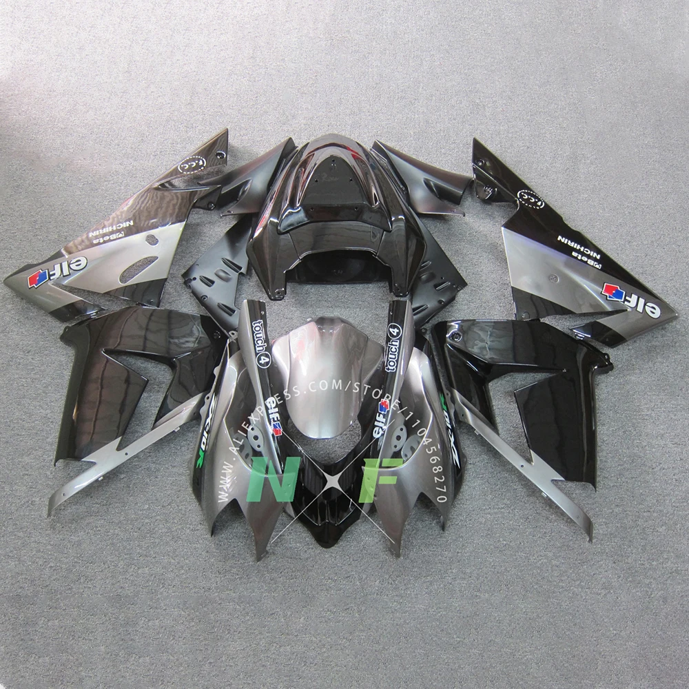 Injection Fairing Kit for Kawasaki Ninja ZX-10R 2004 2005 Motorcycle Customized Plastic High Quality Fairings ZX10R 04 05