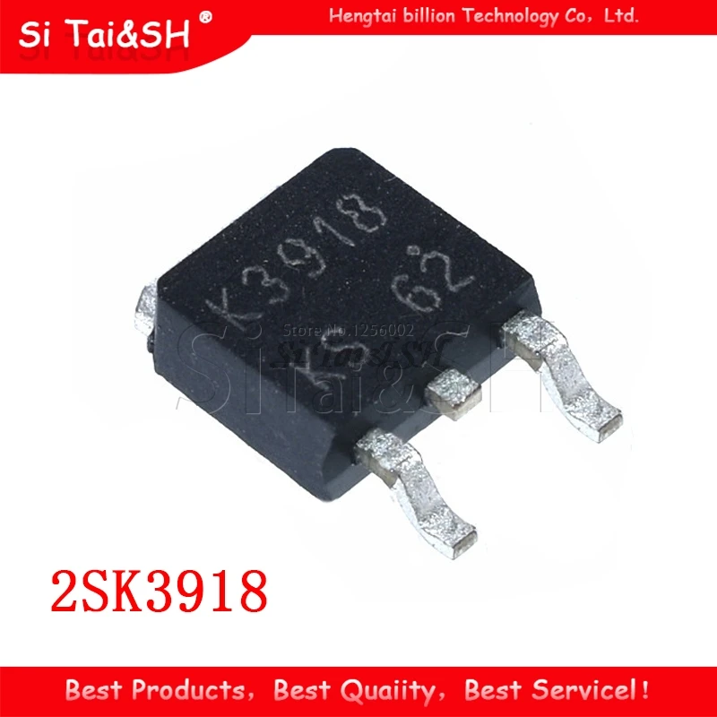 10 قطعة 2SK3918 SOT252 K3918 SOT MOSFET SMD نظام البيانات الجديد والأصلي