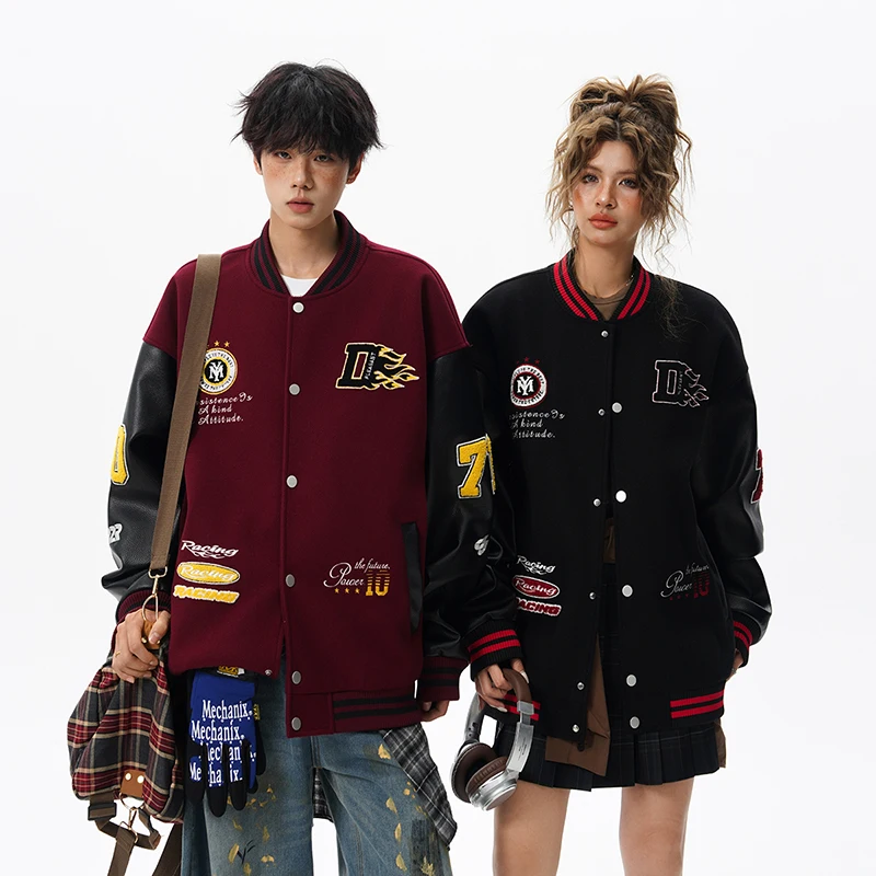 

Spring Autumn Outdoor Cycling Sports Windproof Breathable Couple Baseball Jacket Fashion Trend Handsome and Comfortable Coat