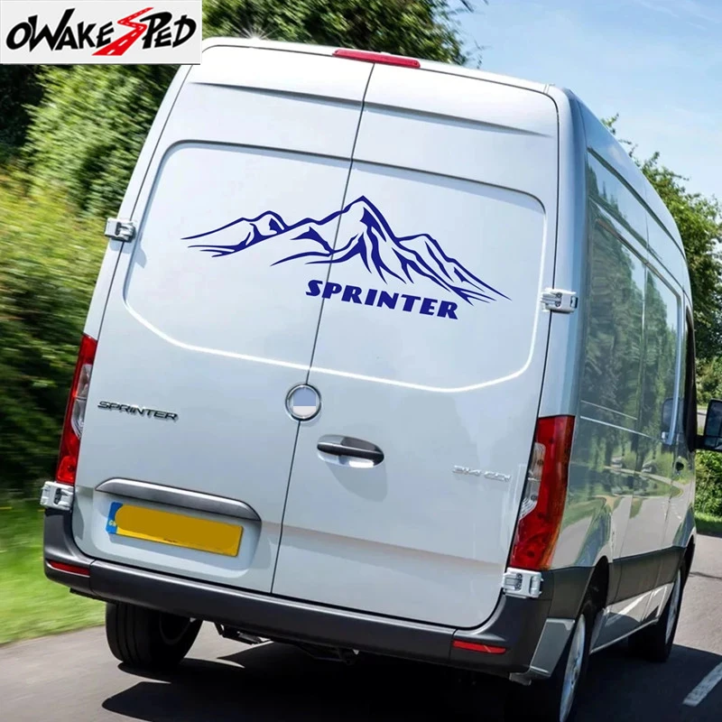 

For Mercedes Benz Sprinter W903 W906 W907 Van Camper Mountain Graphics Decals Car Body Hood Tail Stickers Tuning Accessories