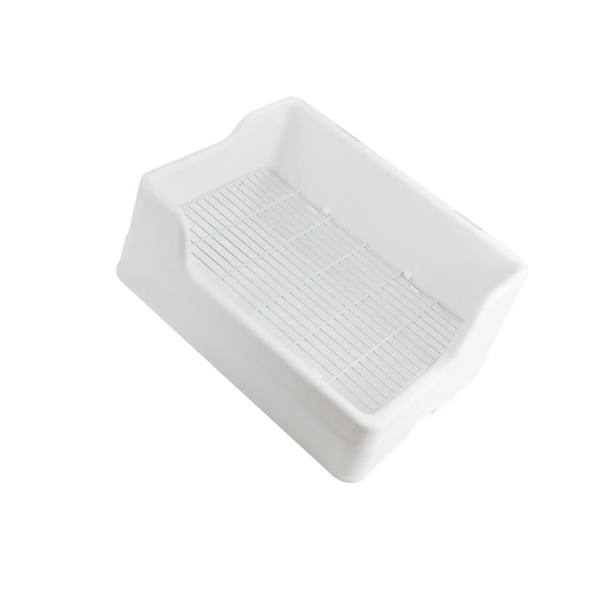 

Лоток для кроликов, туалет для домашних животных, кошка, кролик, кролик, горшок для маленьких животных, белый