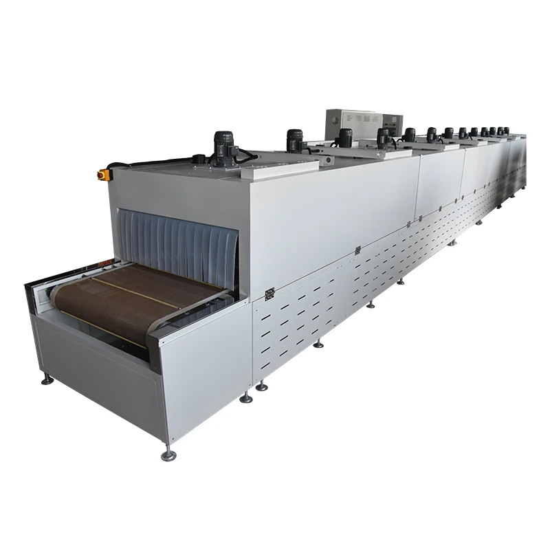 Línea de secado de temperatura constante con circulación de aire caliente FOB, horno de túnel de curado de pegamento, moldeado y horno para hornear con control de temperatura