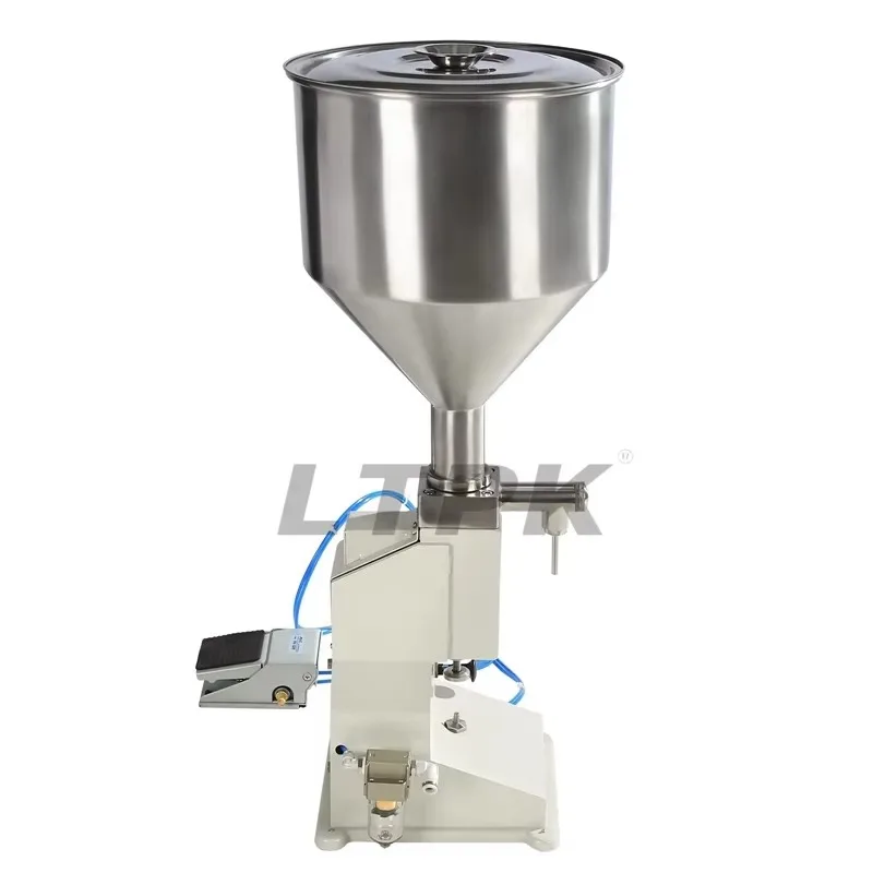 

LT-A02 5-50ml Pneumatic Jam Sauce Ketchup Honey Wate Liquid Paste Filling Machine for Cream Shampoo Cosmetic Filler
