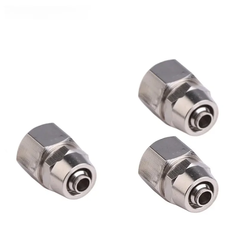 موصل هواء سريع التواء نحاسي PCF6-01 PCF8-02 1/8 "إلى 1/2" NPT، يستخدم للمفاصل الهوائية شديدة التحمل في ضواغط الهواء
