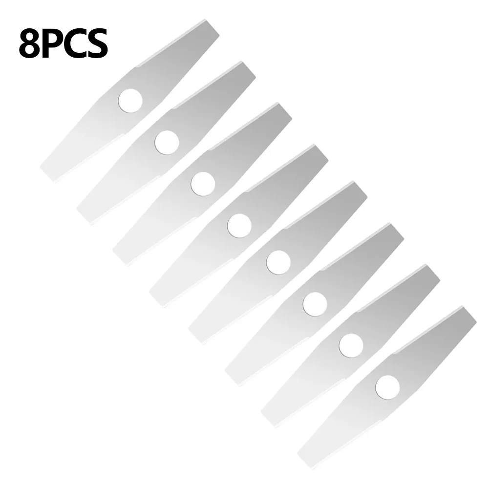 8Pcs Grass Trimmer Saw Blade Metal Grass String Trimmer Head Blade Replacement Lawn Mower Brush Cutter 150mm Blades For Garden