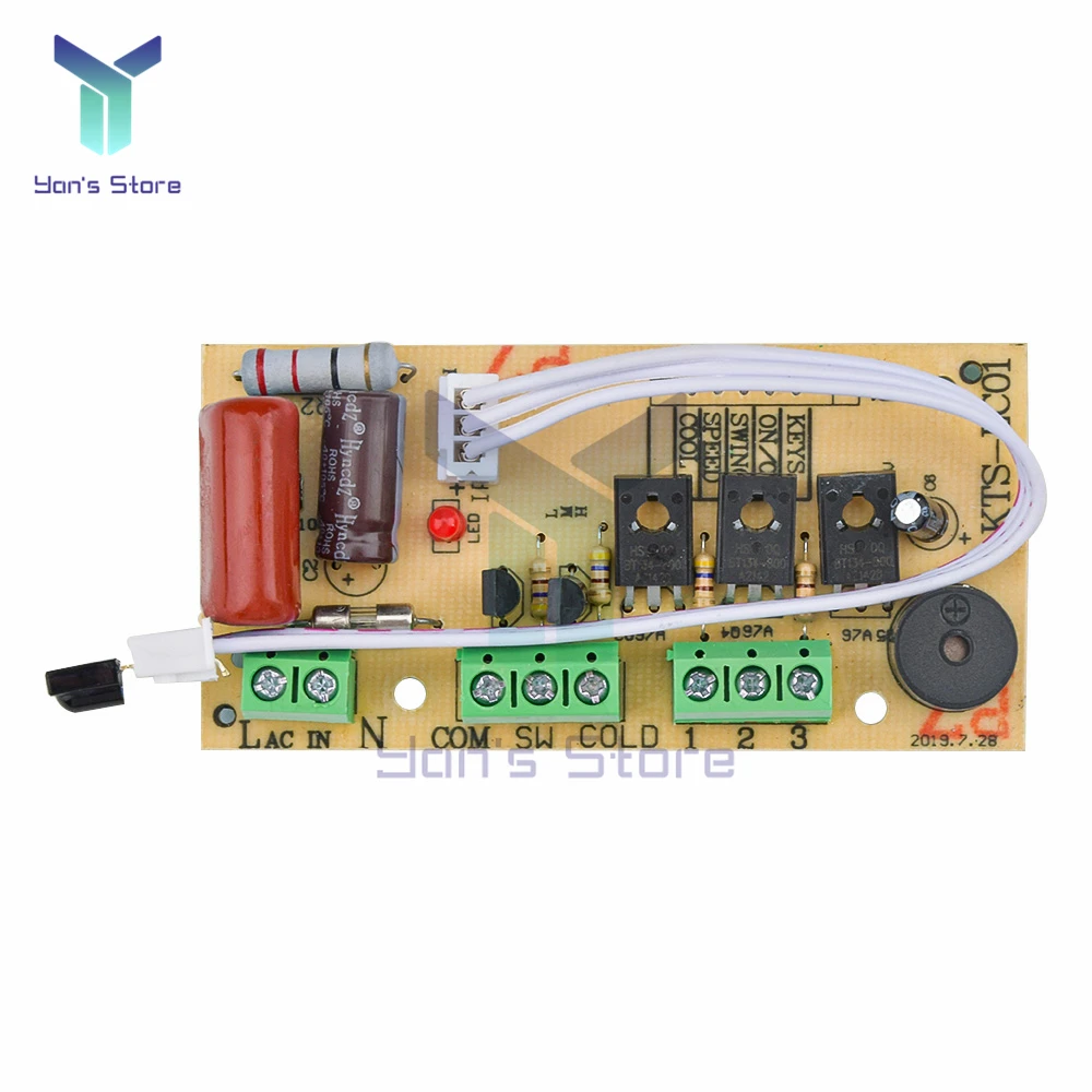 Imagem -05 - Painel de Controle do ar Condicionado com Controle Remoto Manutenção Universal Placa de Circuito Ventilador de Piso 300w