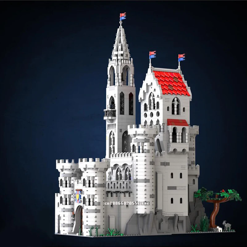 

НОВЫЙ 3939 шт. MOC, европейский средневековый вид на улицу, модель королевского замка, творческие идеи «сделай сам», ретро детская игрушка в сборе, головоломка, подарок на день рождения