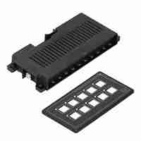10P Membrane Control Switch Panel Bluetooth APP Control with Backlight Module LED Touch Builtin PPTC for RV Boat