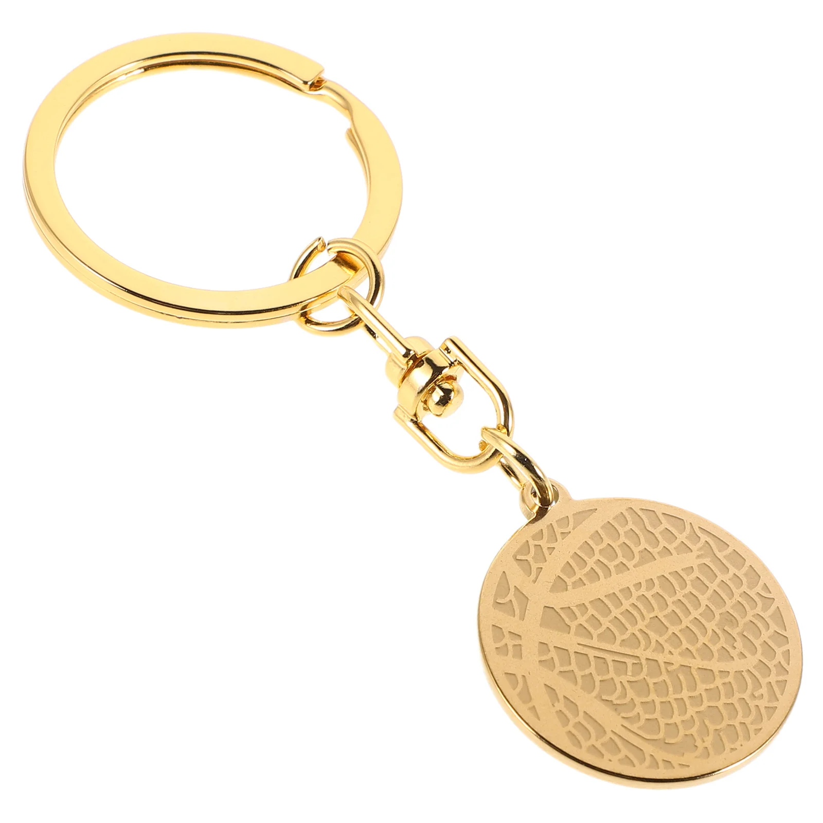 

Basketball Charm Keychain Stainless Steel Smooth Finish Car Ornament Sports Ball Jewelry Basketball Lover Gift Party Favor
