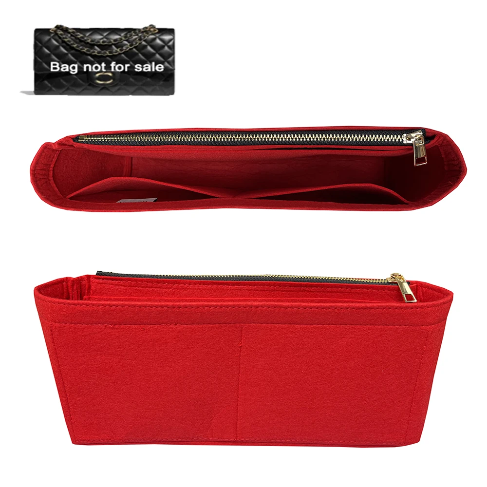 Purse Organizer CC Classic CF Flap Bag Mini Large Maxi,Designer Handbags,Bag Organiser Insert Premium Felt (Handmade/20 Color)