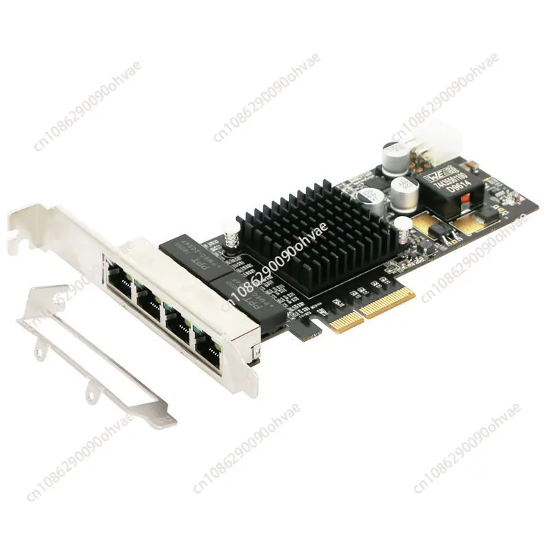 Gigabit Network Card POE RJ45 Ports 10/100/1000Mbps  Lan Interface Card Quad for Intel350