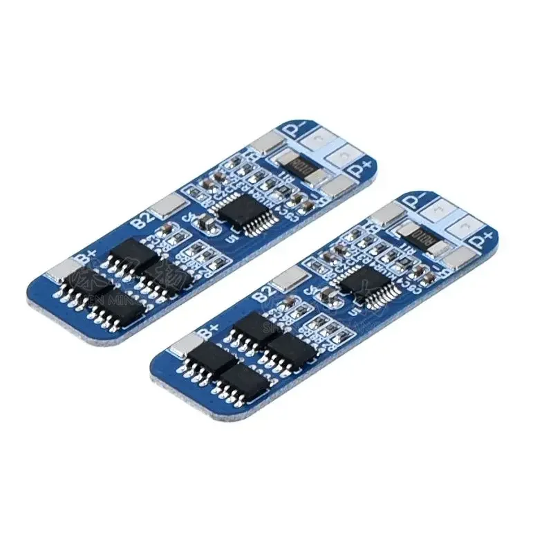 3 series 12V18650 lithium battery protection board 11.1V 12.6V anti-overcharge peak 10A protection