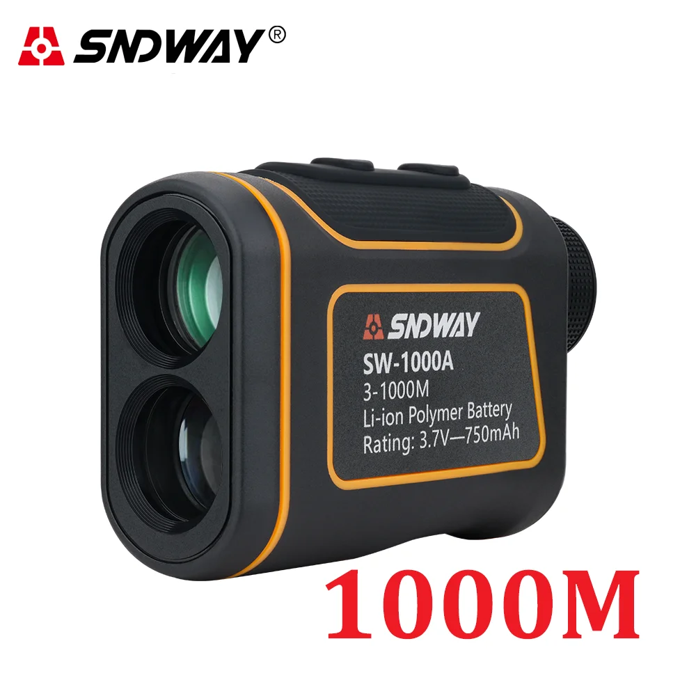 SNDWAY Telescope Laser Range Finder for Hunting Golf Sports 800M/1000M/1500M Monocular Rangefinder Laser Distance Meter Tools