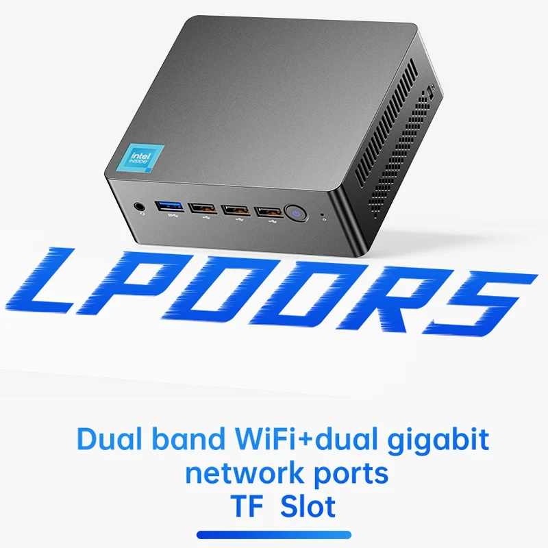 Imagem -05 - Geração Intel Alder Lake N100 Mini pc Quad Core até 3.4ghz Ddr4 Nvme Wifi6 Dual Hdmi2.0 4k @ 60hz Usb3.2 Computador Desktop m9 12ª