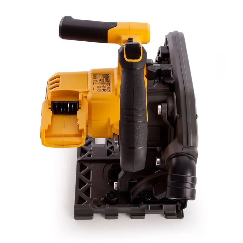 DeWalt เลื่อยวงเดือน DCS520 FLEXVOLT®เลื่อยไม่มีแปรงถ่านไร้สาย54V 60V เครื่องมือสำหรับงานช่างไม้แบบเฉพาะ6 1/2