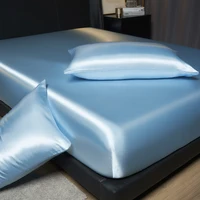 Luxury Satin Fitted Sheet Set - 35cm Height, King/Queen Size, Includes 2 Pillowcases, Timeless Elegance for Discerning Sleep 4