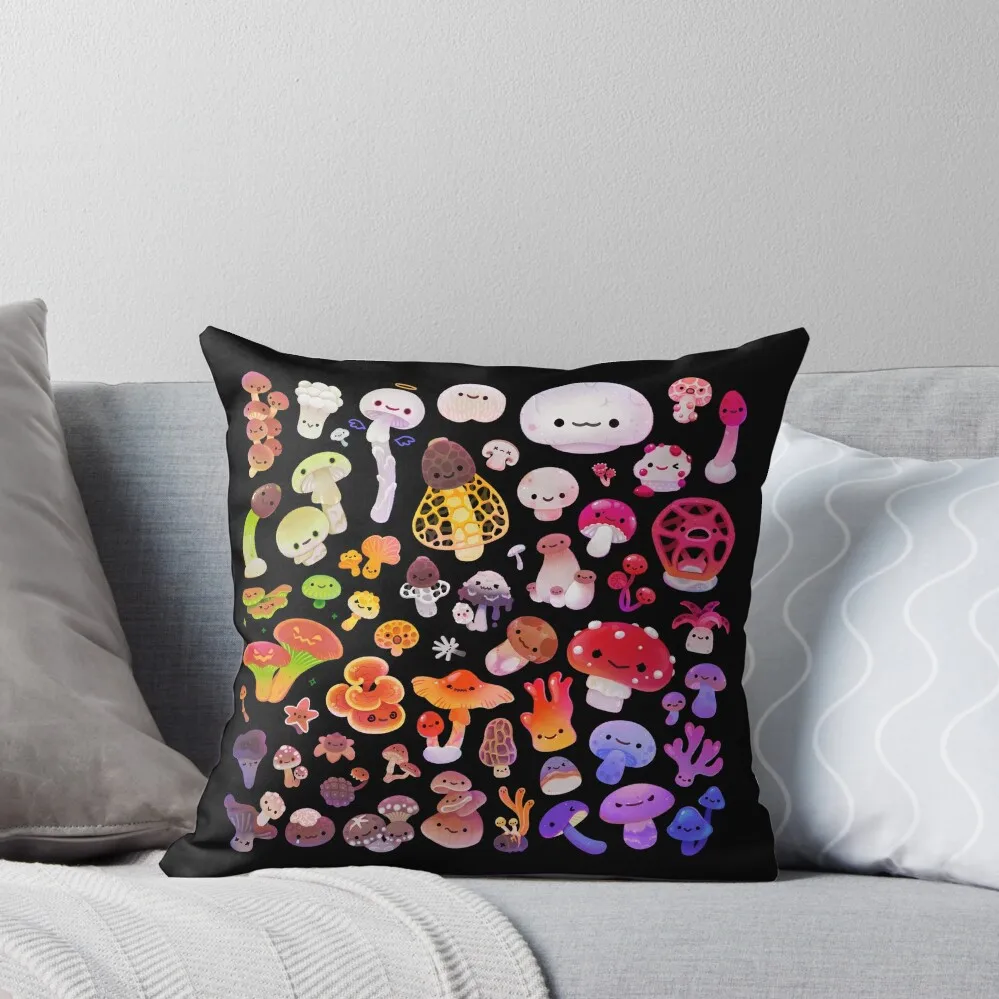 

Mushroom Throw Pillow Pillows Aesthetic Cushions Home Decor bed pillows pillow