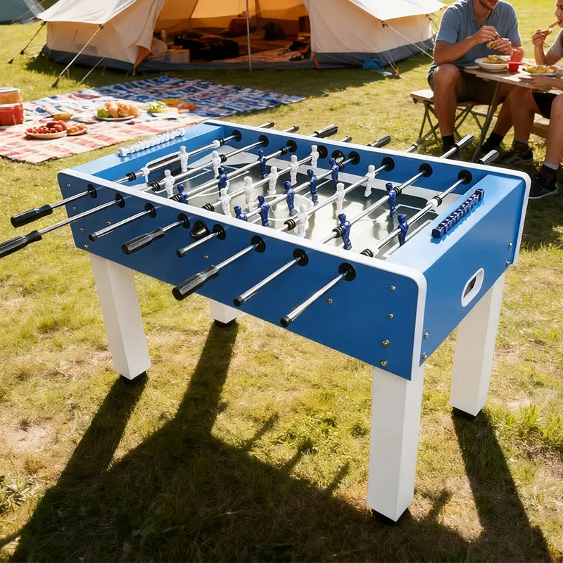 High Quality 55 Inch Outdoor Football Table Durable Soccer Game Table for Garden Backyard Family Recreation Club Sport
