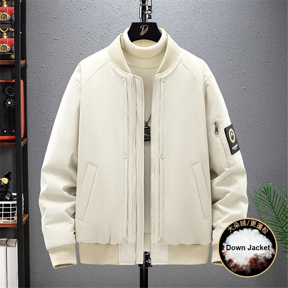 

DIANRUO Зимний пуховик Мужская университетская куртка Плюс Размер 8XL Пуховое пальто Мужская мода Повседневная бейсбольная пуховая куртка ملابسhtml daa