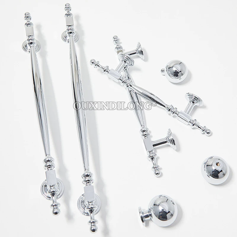 High-end 10PCS Solid Brass Crown Furniture Pulls Handles Drawer Knobs Cupboard Wardrobe Closet Dresser Wine Cabinet Pulls Knobs