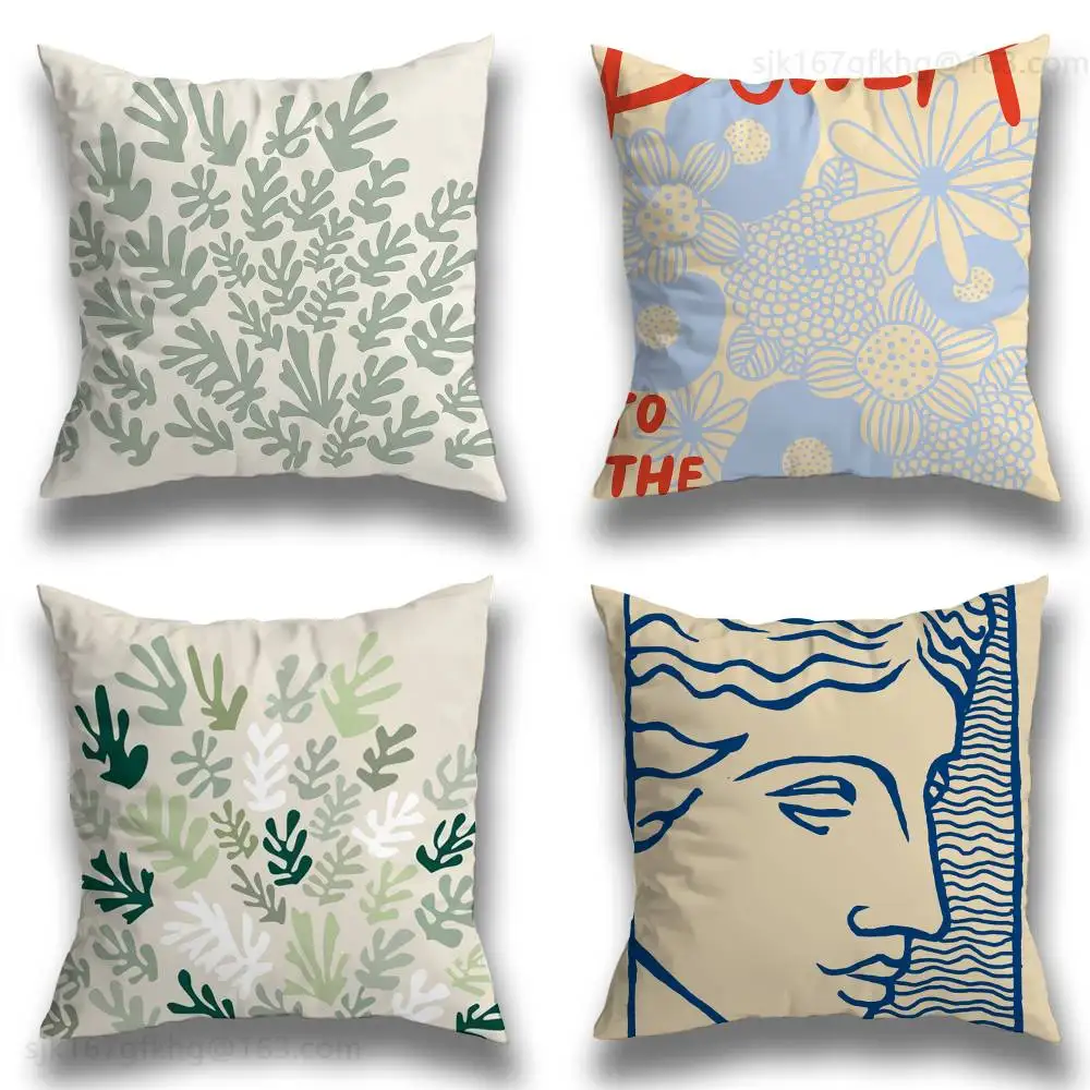 

Matisse Abstract Pillow Case Pillow Case Living Room Sofa Cushion Cover Suitable For Home Bedroom Room Decoration