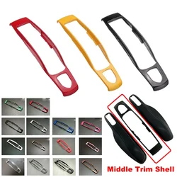 Smart Key Center Middle Trim Shell Cover Decal Key Case Fob For Porsche Panamera Macan Cayenne Cayman Boxster 911 970 981 991