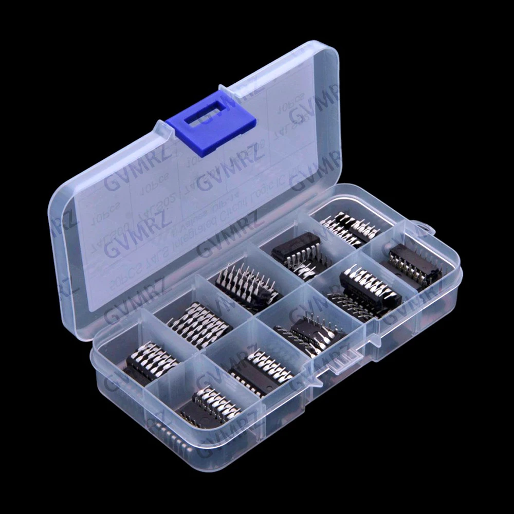 74LS00 74LS02 74LS04 74LS08 74LS32 DIP-14 Integrated Circuit DIP IC Combination Kit With Box  74LS02 74LS04 74LS08 Component