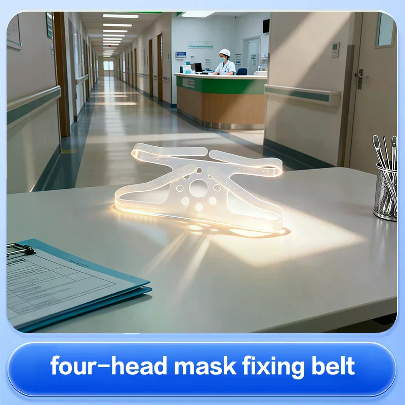Replacement Strap Headgear For Cpap Mask Respirator Head Strap silicone Adjustable  Elastic Band Fixed Strap