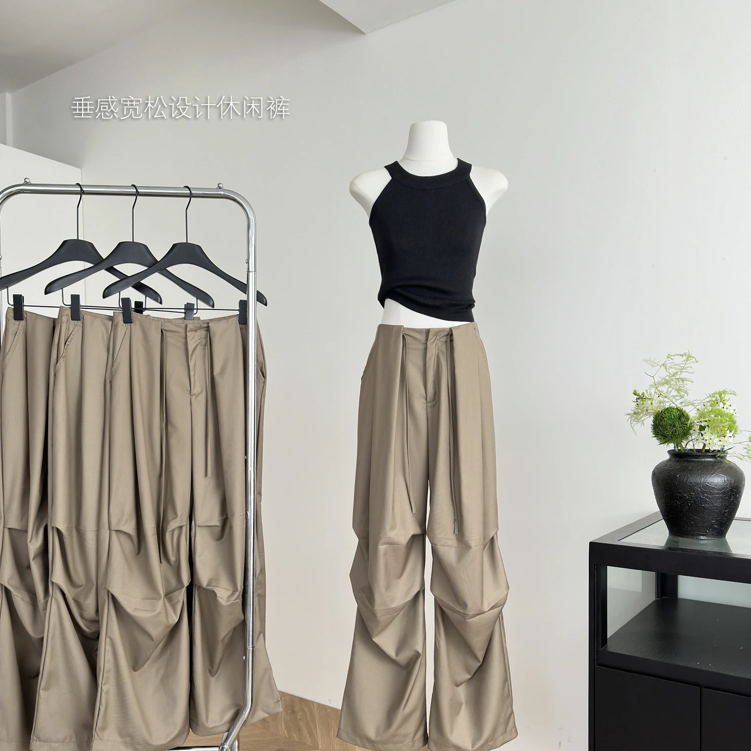 

Women Goblin Core Joggers Long Trousers Gyaru Parachute Pants Y2K Streetwear Japanese Harajuku Loose Casual Grunge 2000s Tide