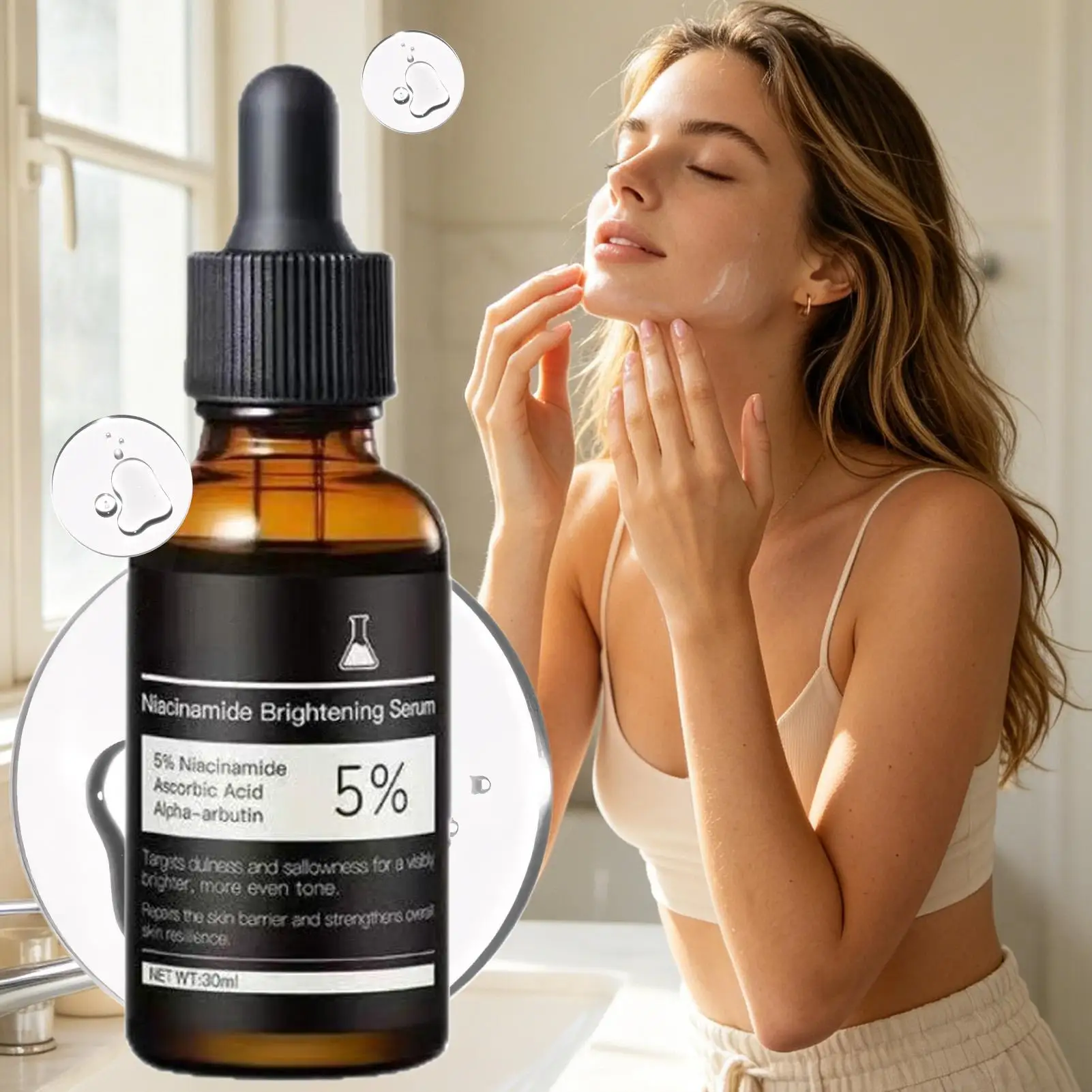 Solución Hidratante Facial Even Skin Tone de 30 ml, Fórmula Facial Even-Tone para Piel Opaca y con Aspecto Cansado, Rutina Matutina