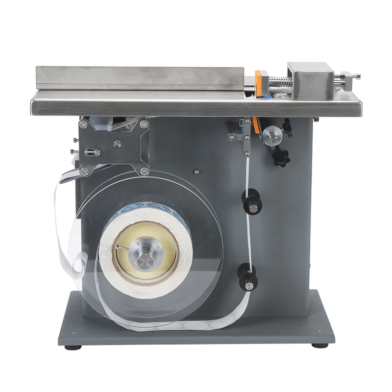 Portable Small Manual Box Carton Sticker Self Adhesive Label Right Angle Corner Label Labeling Machine Semi Automatic Price