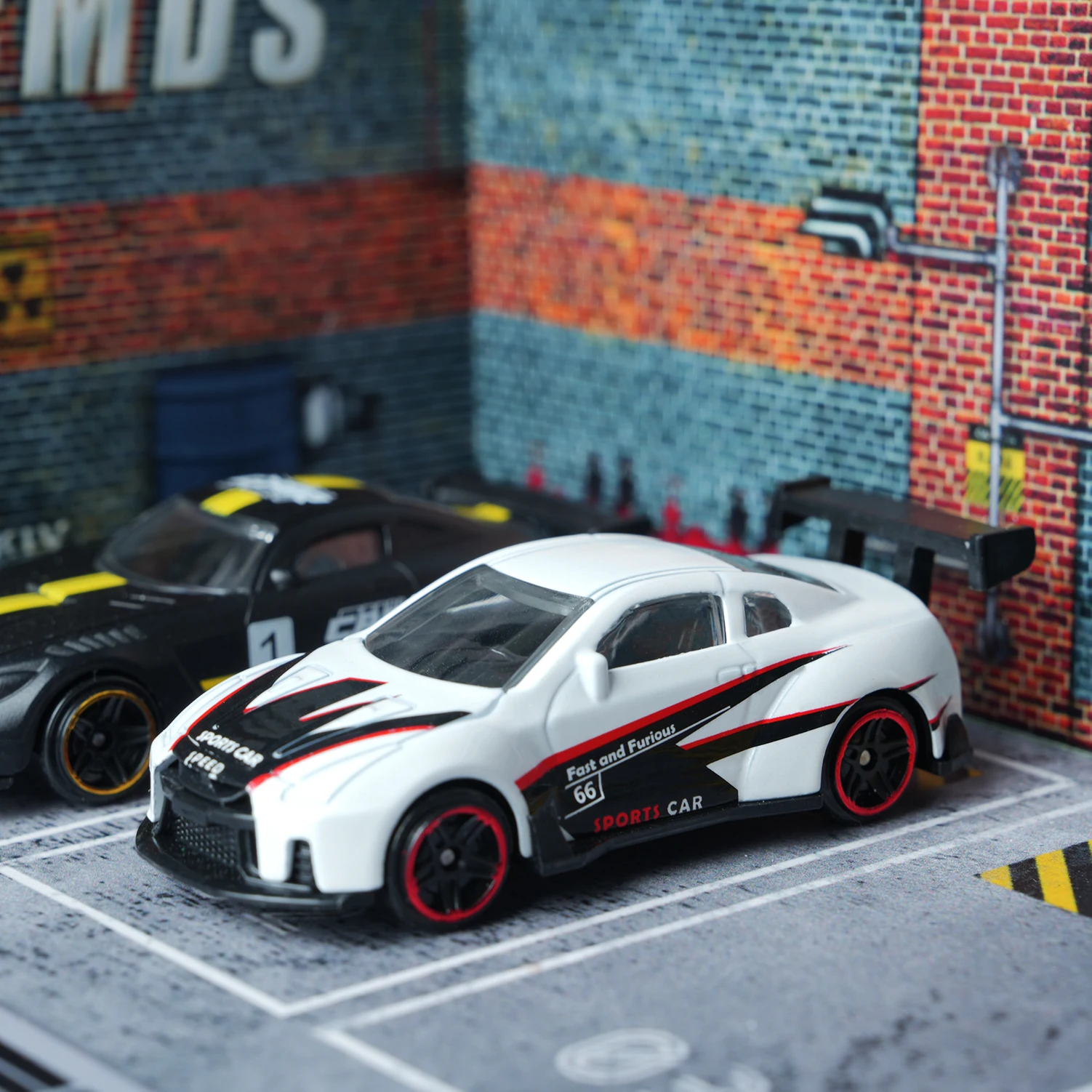 1:64 liga carro clássico branco modelo de carro de corrida, carro de brinquedo infantil, brinquedo de transporte, corpo liso, presente de natal perfeito para meninos