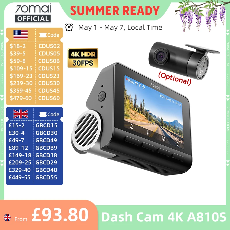 New 70Mai Dash Cam …