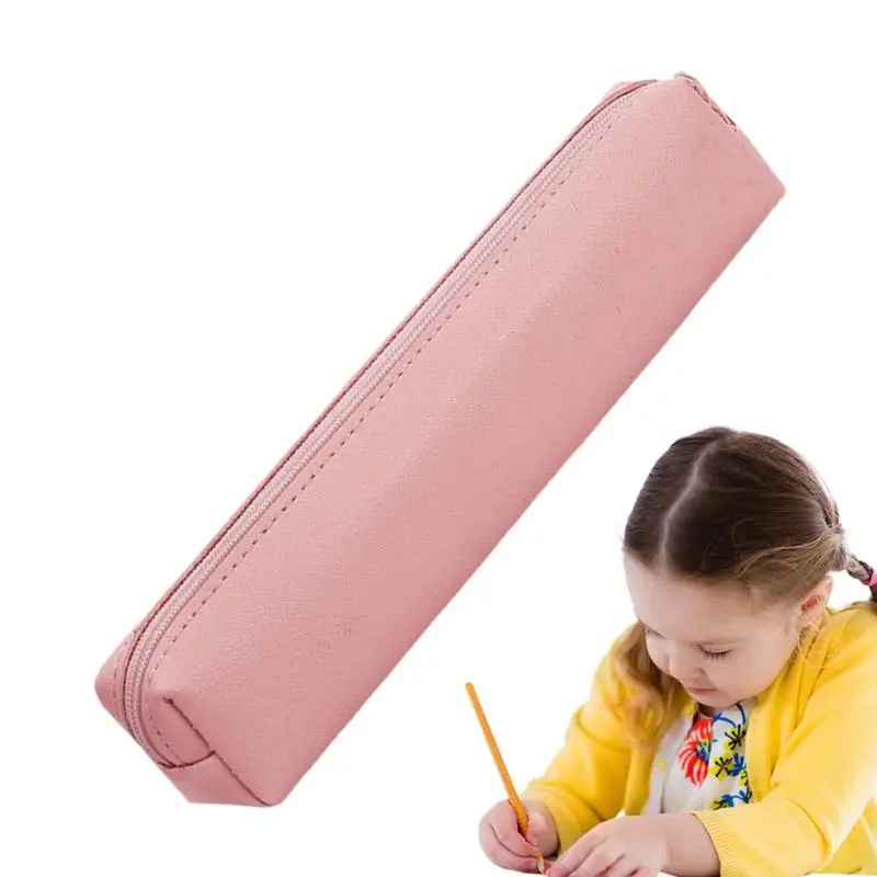 Small Pencil Case Small Pen Holder Case Small Accessories Organizer Lipstick Case Pouch With Zipper For Brush Lipstick Eyebrow