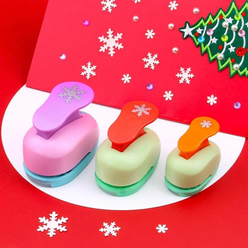 Manual DIY Snowflake Embossing Machine Art Cutting Labor-saving Craft Hole Punches Handmade Craft Tools Paper Cutter Card Making