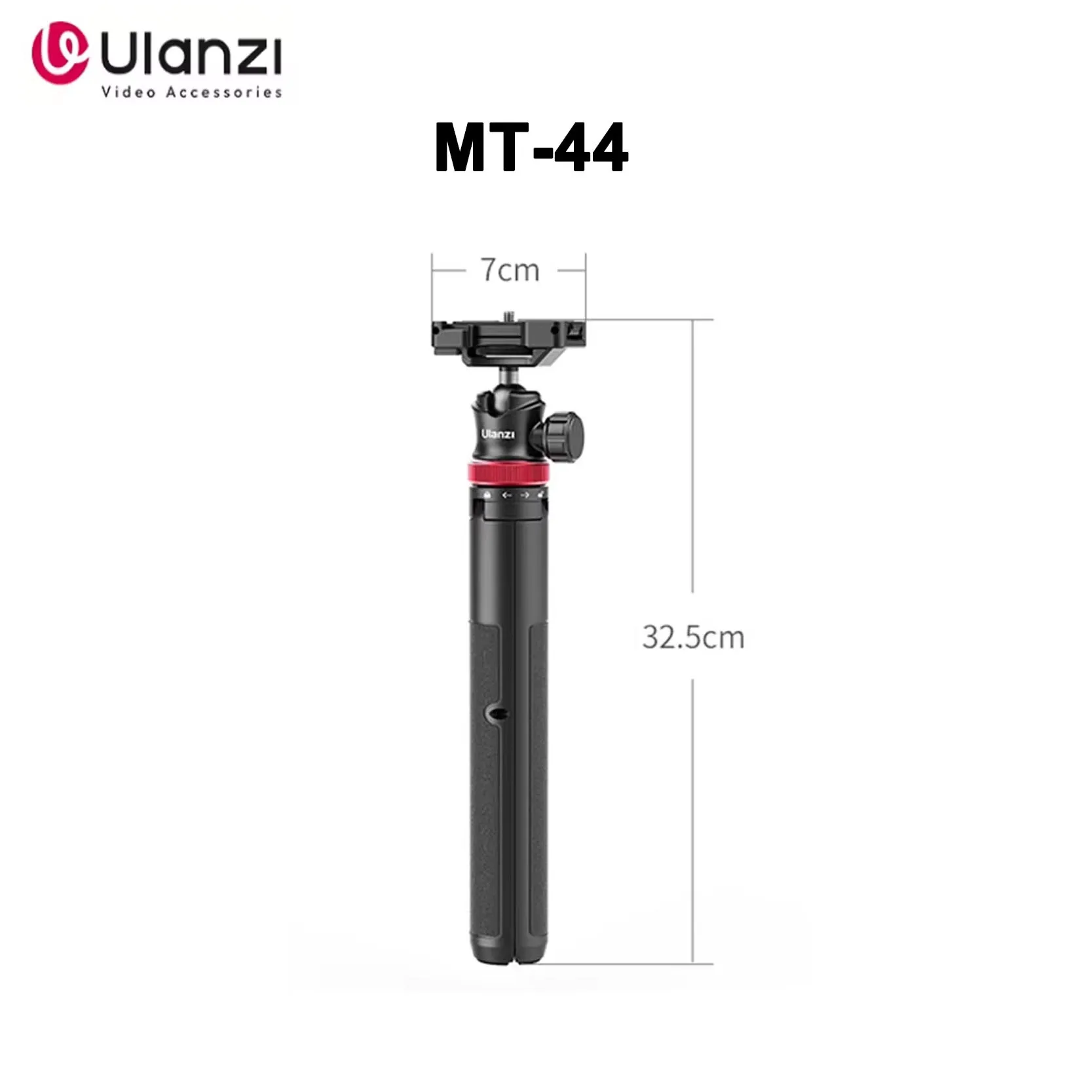 

Оригинальный портативный выдвижной штатив Ulanzi MT-44 с универсальным креплением для телефона для стабильной прямой трансляции - прочный штатив для телефона