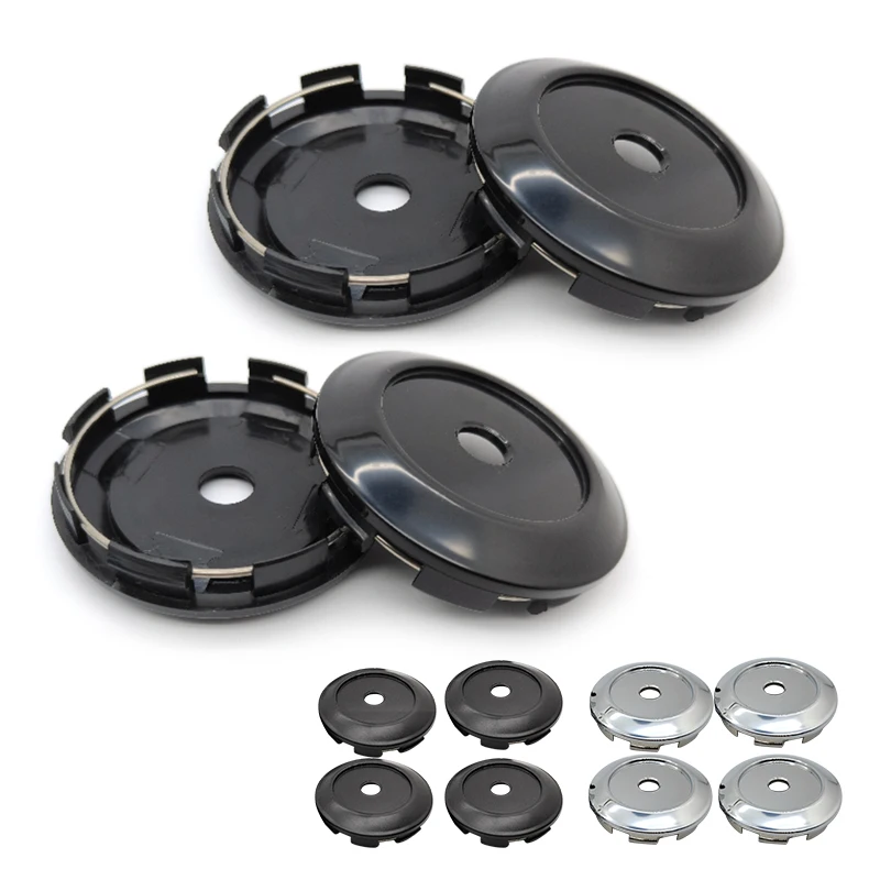 

4pcs 76mm Dia Universal Car Wheel Tyre Center Hub Caps Cover ABS Silver/Matt Black/Gloss Black