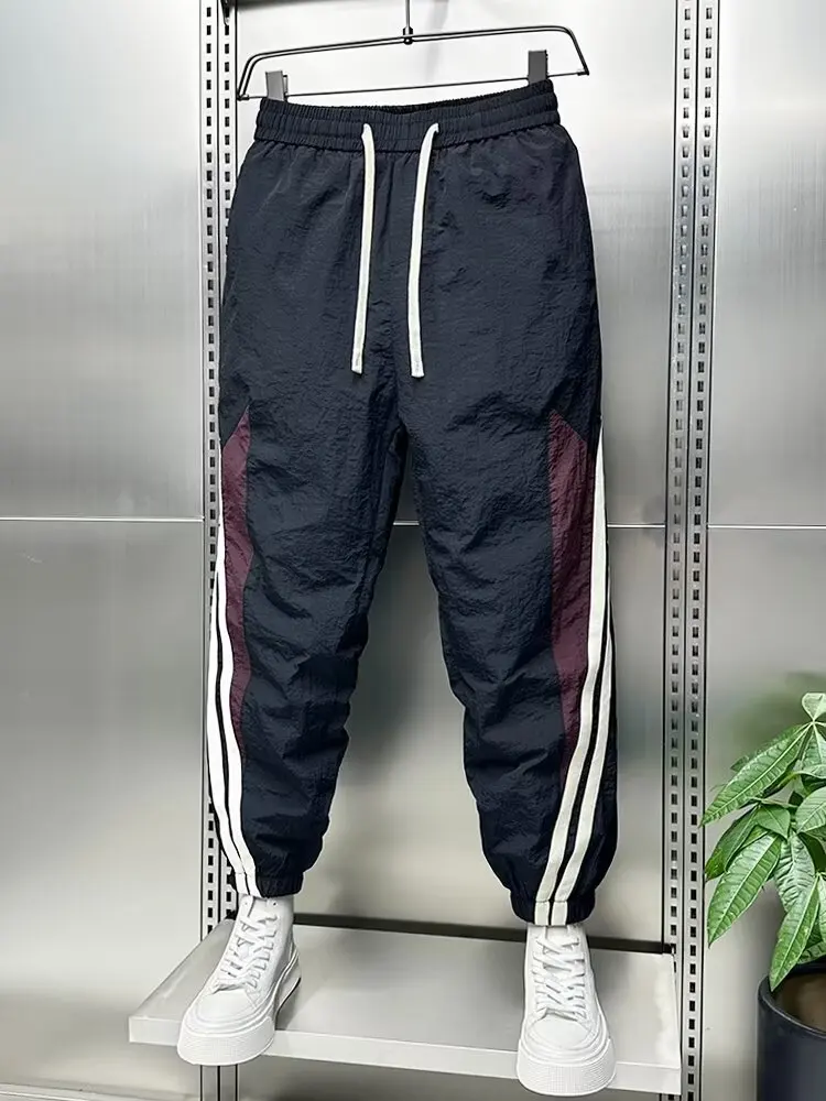 Männer Casual Gerade Bein Baggy Hiphop Sport Gym Hosen Für Männer Hosen Lose Trendy Hong Kong Stil Herren Jogger Kleidung – Detail 5