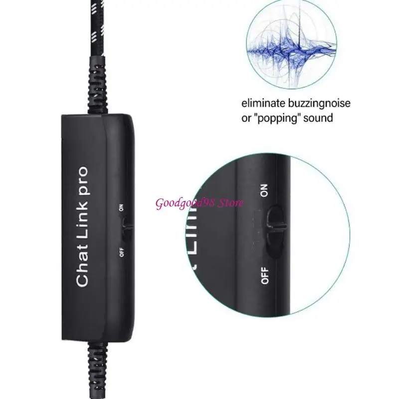 جودة رابط الدردشة سماعات الرأس تخفيض ضوضاء الحبل الكابل لـ HD60 HD60S HD60S+ HD60 4K60 سلك 270 سم/106.3 بوصة W8EC