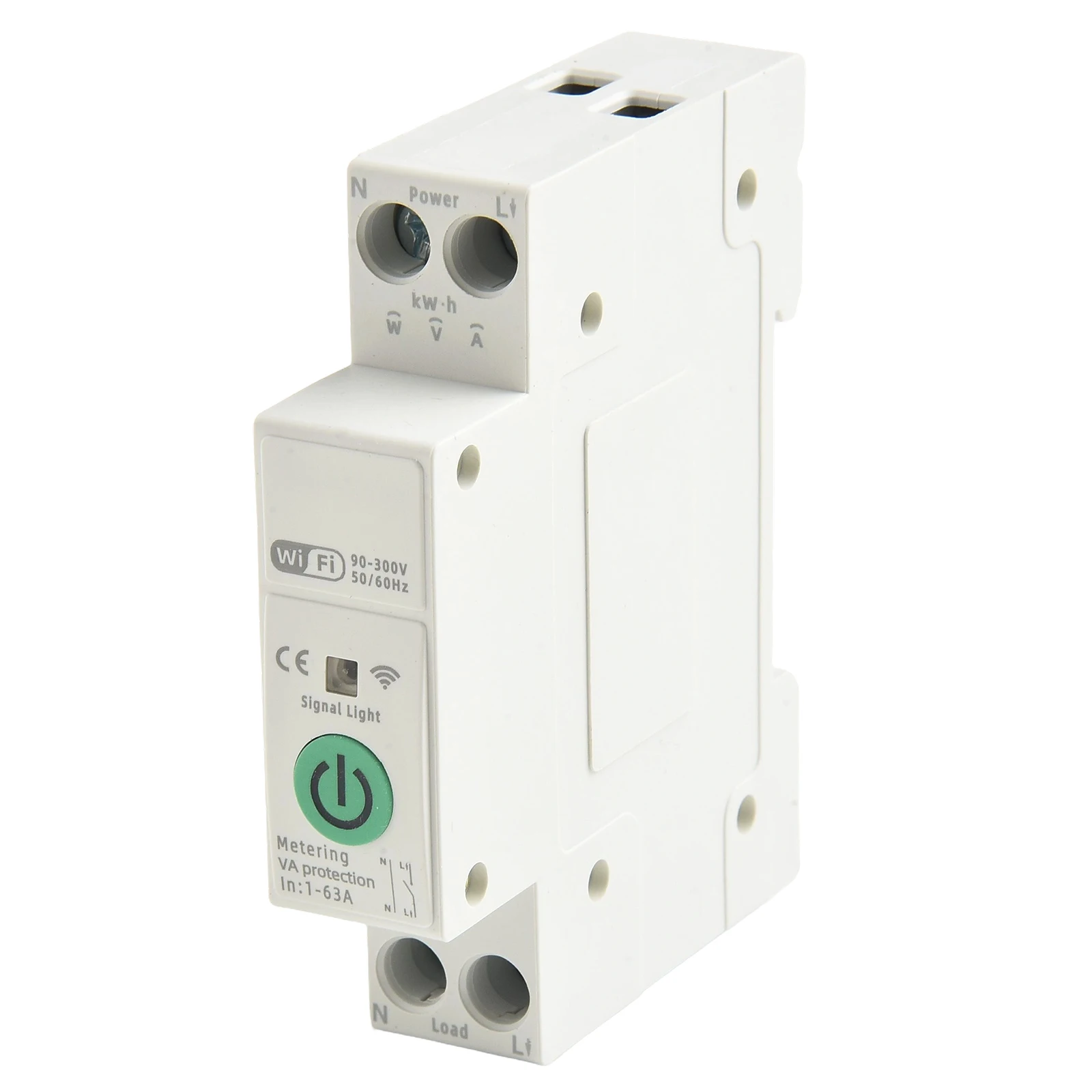 

DIN Switch WIFI Smart Switch 1P N Circuit Breaker For Tuya Home CircuitBreaker With Metering APP Remote Control