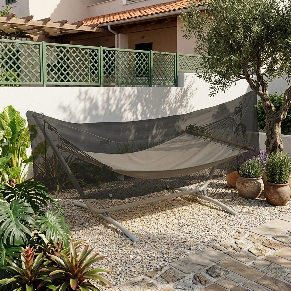 Outdoor Hang Bed Cover Waterproof Hang Bed Stand Cover Fits Curved And Straight Rain And Snow Resistant Chair Sofa Dust Cover