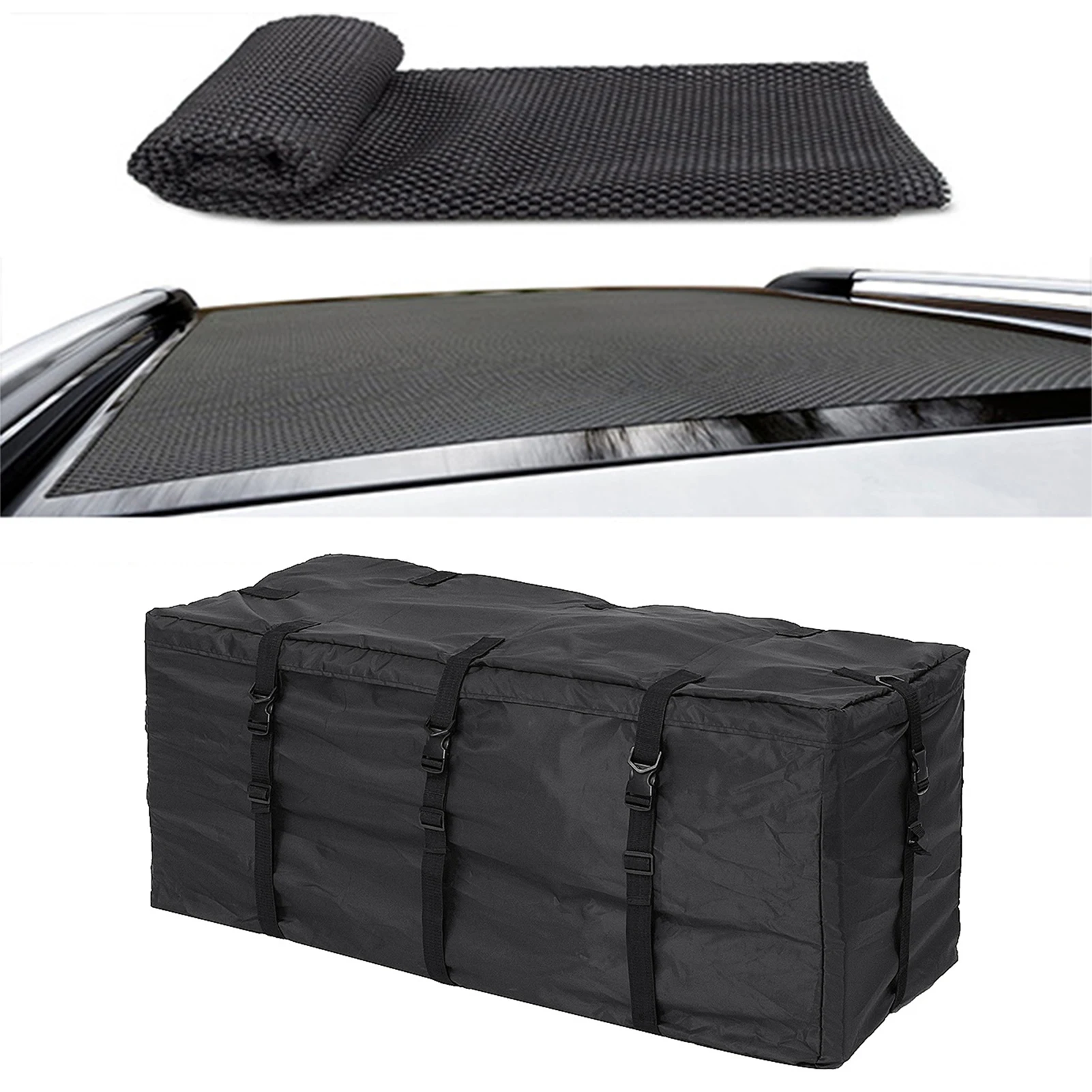 

Waterproof Roof Car Bag Rooftop Cargo Bag Luggage Roof Top Carrier Storage Travel Large Capacity Car Roof Duffel Bag For SUV Van