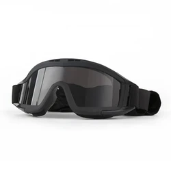 Explosion Proof Shooting Tactical Goggles Anti-impact CS War Game Airsoft Paintball Hunting Mounteering Goggles Glasses