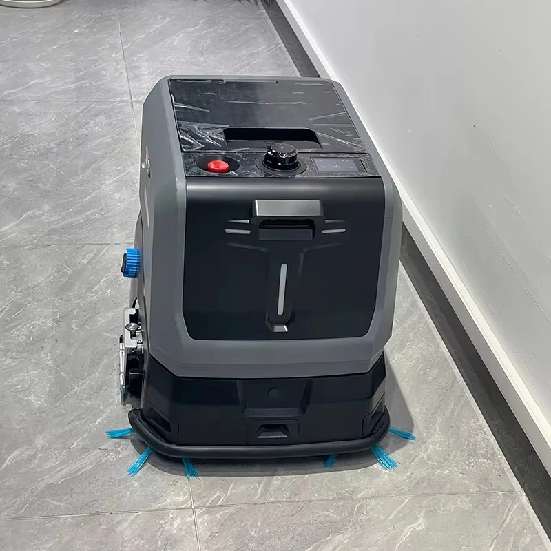 Smart Navigation Automatic Scrubber Dryer Robot CE ISO Commercial Multiple Hard Floors Custom