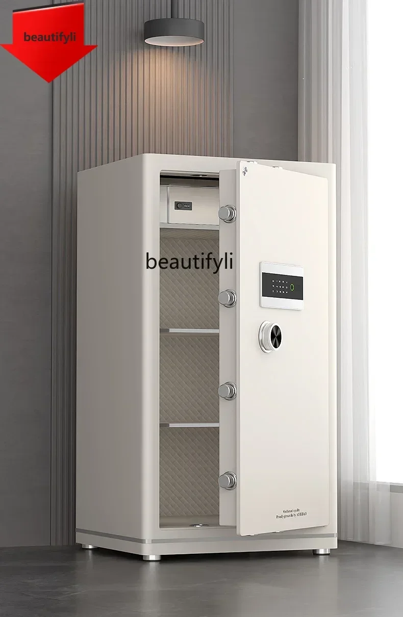 Q181 Household Smart WiFi Safe Fingerprint Password Bedside Table Office Anti-Theft Large File Cabinet lll