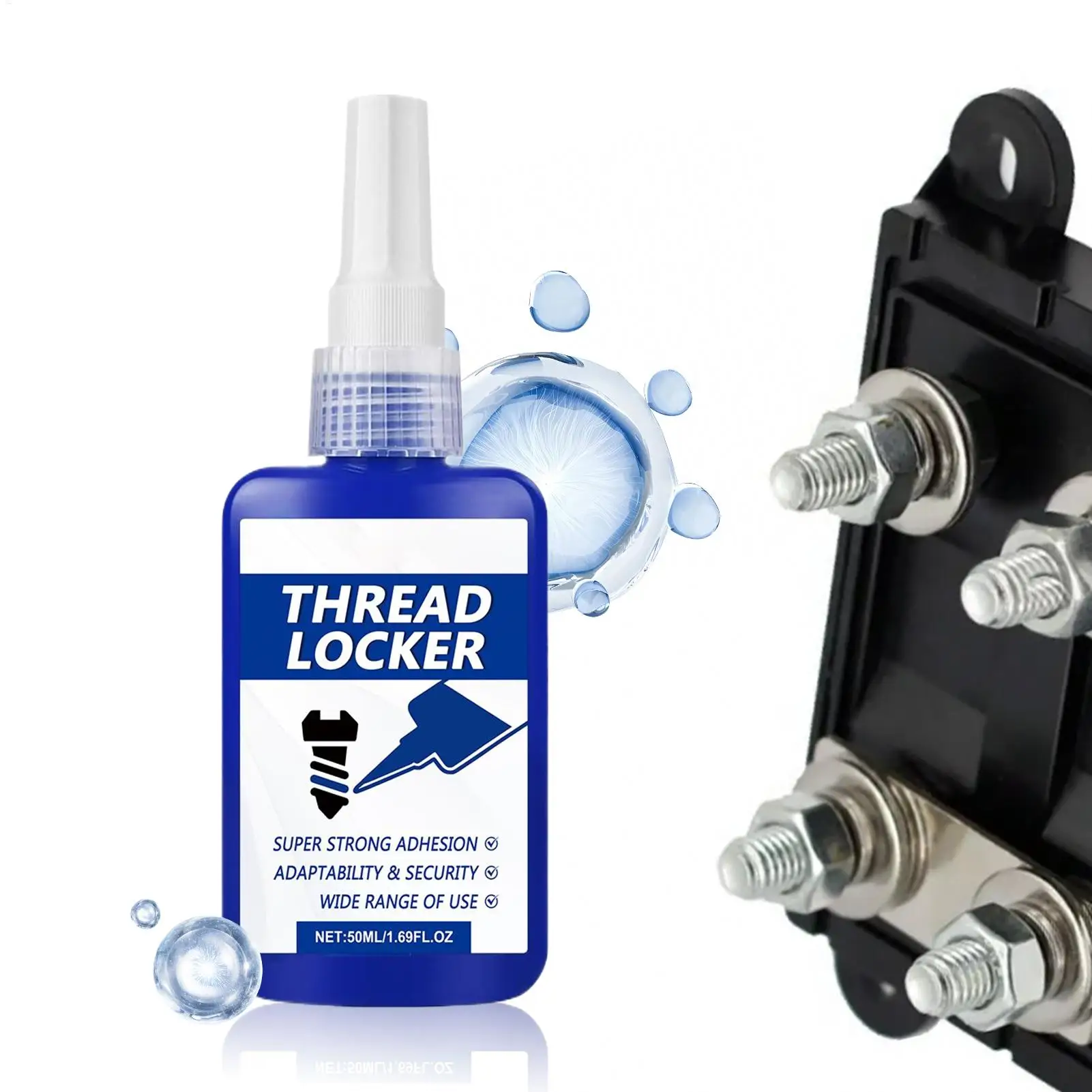 50Ml Removable Threadlocker Metal Glue Screw Lock Glue Waterproof Sealant Adhesive For Repair Industrial Construction