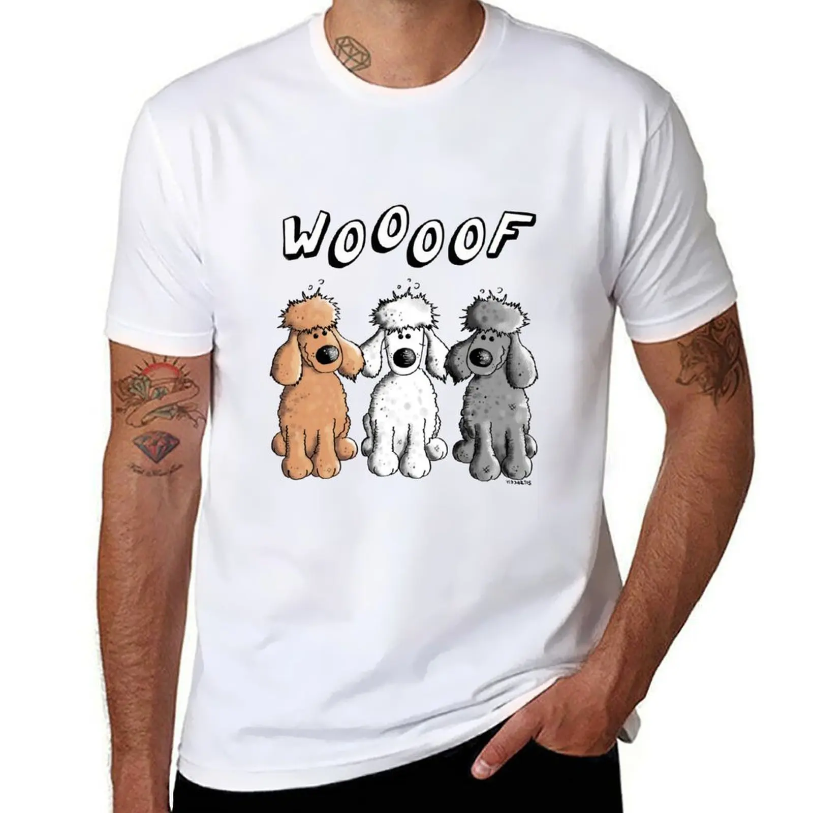 

Woof Poodles T-Shirt t shirt for man graphic t shirts for man T-Shirt
