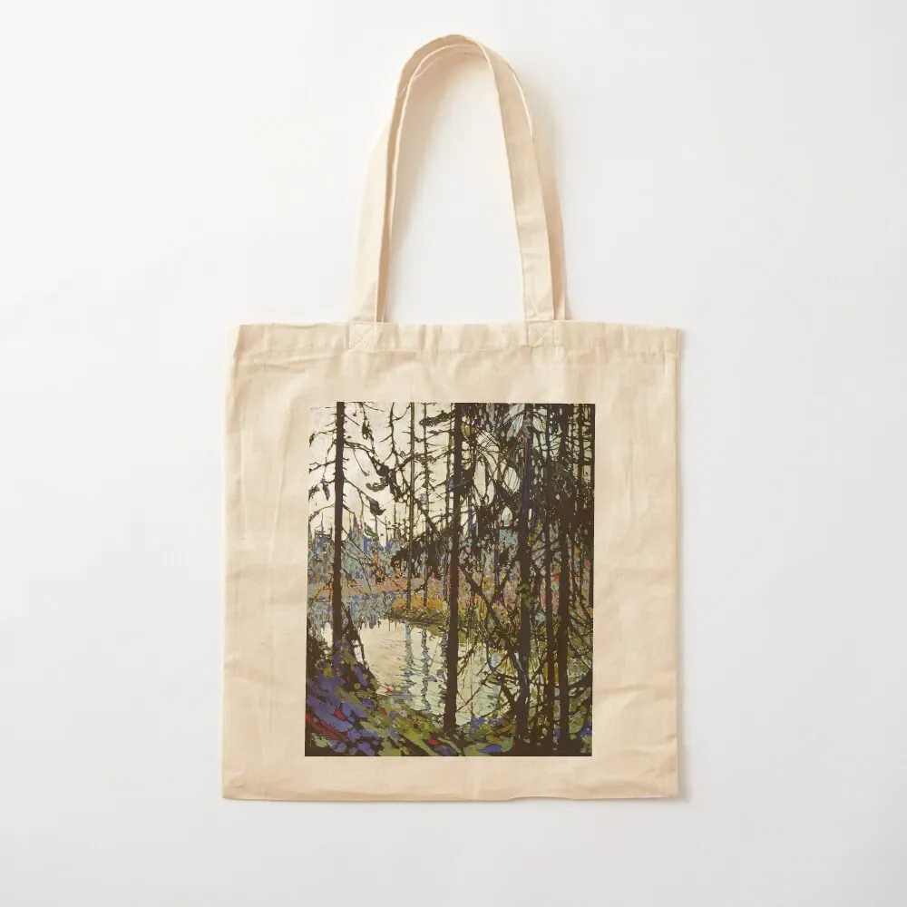 Tom Thomson - Northern River Tote Bag hand bag ladies Handbags canvas tote bag Eco